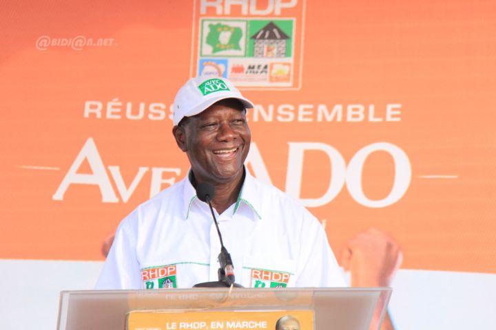Alassane Ouattara, président de la cote d'ivoire