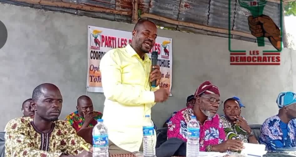 TOHOUÈ : LA COORDINATION D’ARRONDISSEMENT MOBILISE AUTOUR DU PARTI LES DÉMOCRATES